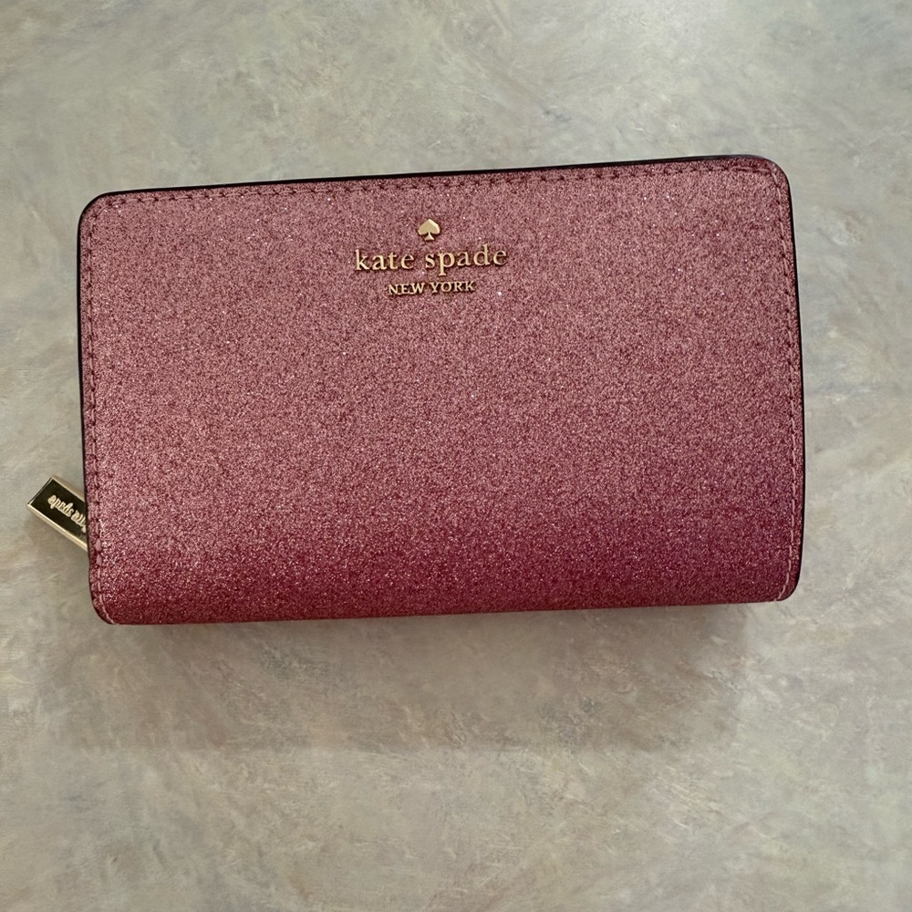 Kate Spade Glittery Pink Wallet